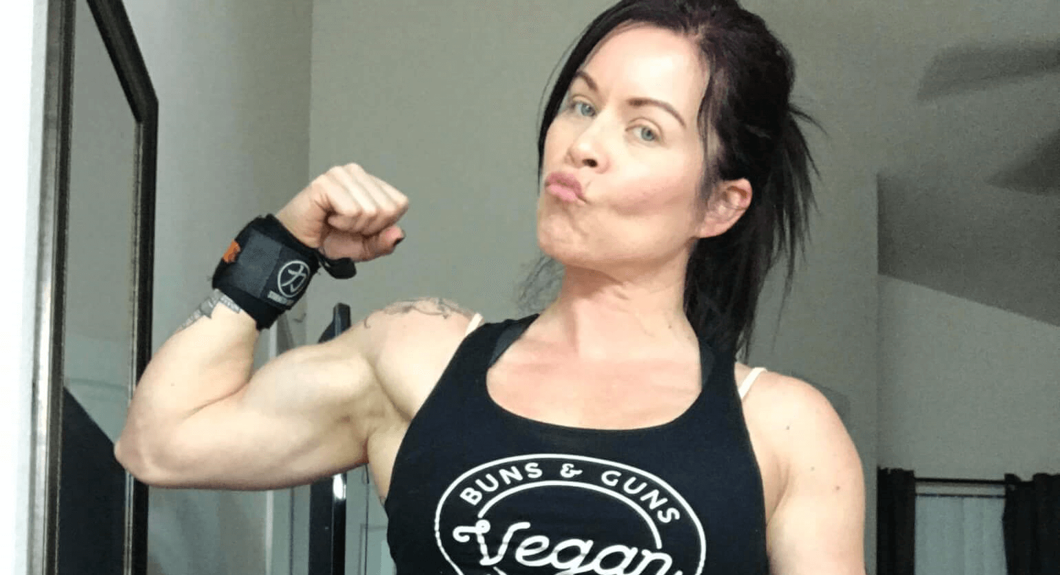 Yolanda Presswood, vegan bodybuilder