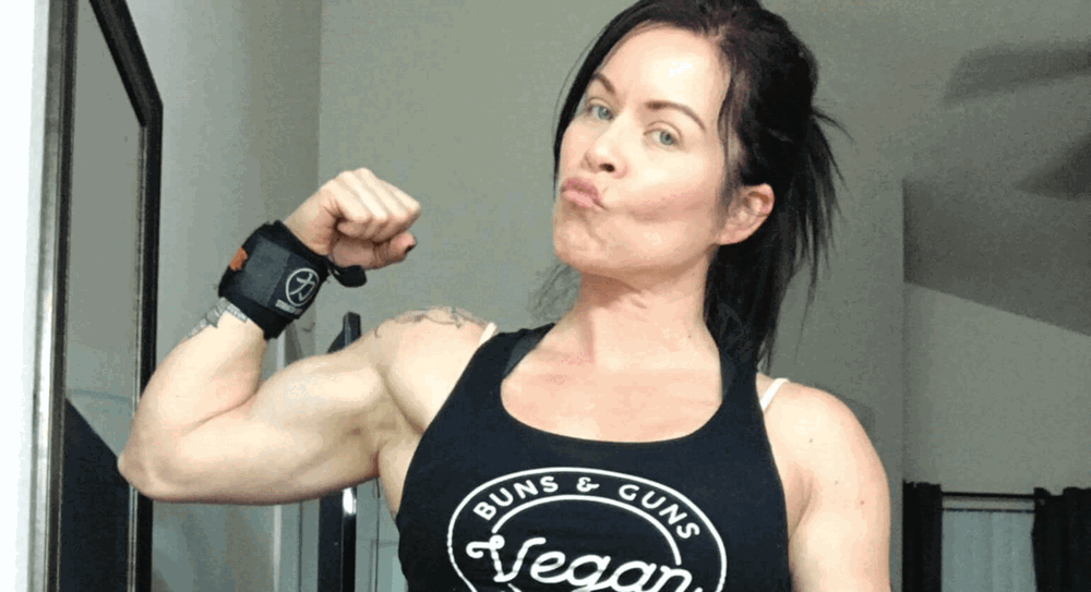 Yolanda Presswood, vegan bodybuilder
